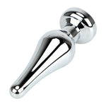 Power Escorts - BR213 Sblack - Diamond King Small Buttplug Black Stone - 9,5cm - dia: 3cm