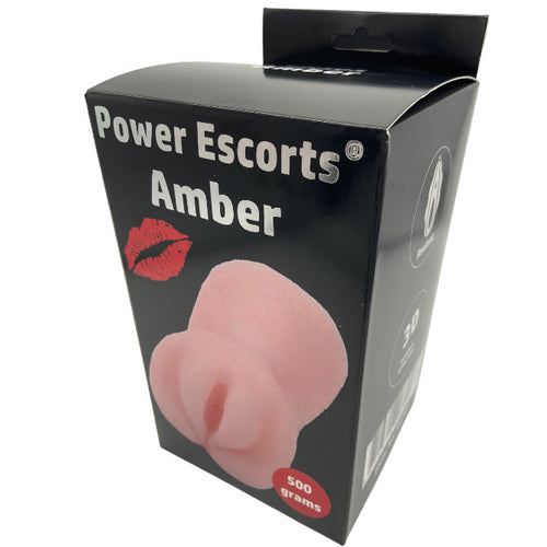 Power Escorts - BR303 - Amber Heavy Pussy Masturbator - 500 Grams