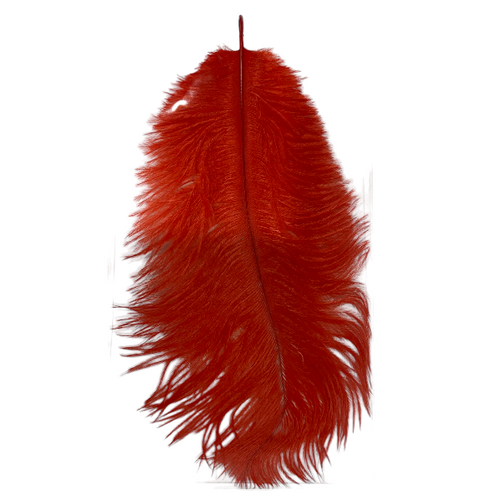 Power Escorts - BR321 Red Feather Tickler - BDSM - Plastic Bag with Euro Hang Tab