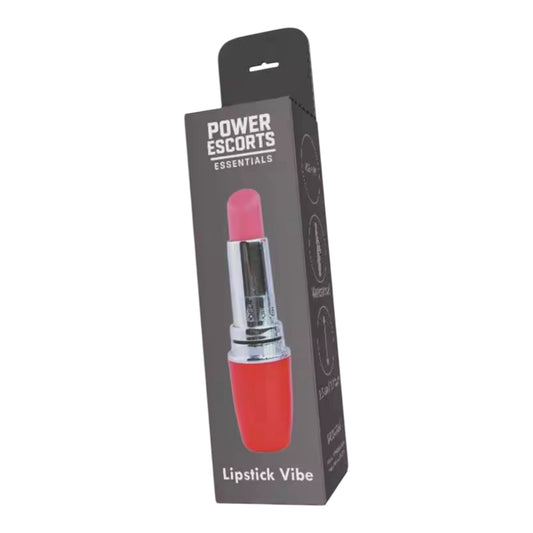 Power Escorts - BR334 Red Lipstick Vibe – Discreet Red Lipstick Vibrator | Compact & Powerful