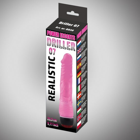 Power Escorts - BR38 - Driller 07 Realistic Vibrator