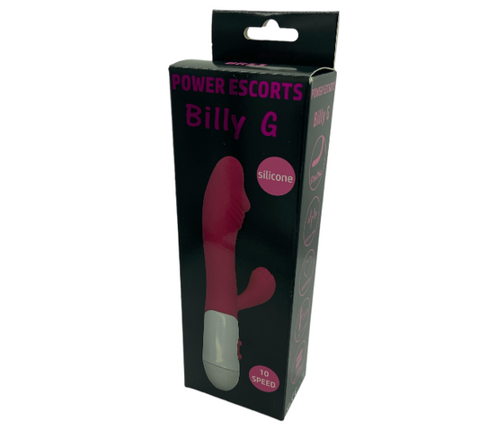 Power Escorts - BR53 - Billy G Tarzan Vibrator - 10-Speed - 20 CM  - Pink