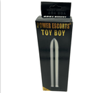 Power Escorts Toy Boy Classic Vibrator - 18 CM - Silver - BR61