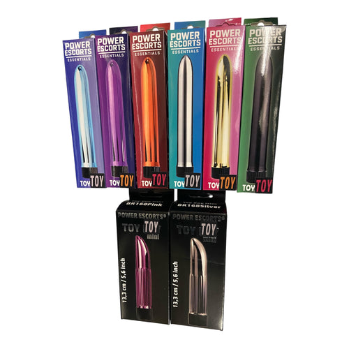 Power Escorts Saving Pack Large & Mini Vibrator Combo Deal – 8 Models x 3 pcs (24 PCS) | €2 Each