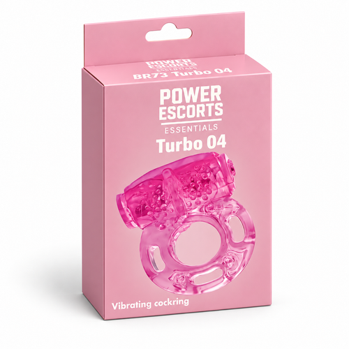 Power Escorts - BR73 - Turbo 04 - Vibrating Cockring - Flexible - Pink