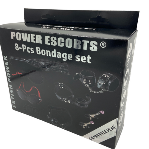 Power Escorts - BR91 - Fetish Power - 8-Pcs Bondage Set