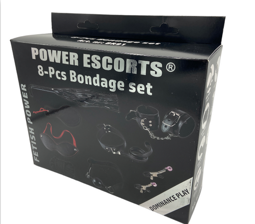 Power Escorts - BR91 - Fetish Power - 8-Pcs Bondage Set