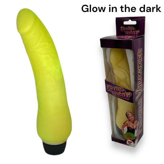 Trendy Deals - TD13002 - Realistic Vibrator Glow In The Dark 19cm / 7 Inch