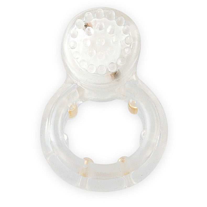 Vibrating cockring - Clear - Strong and Flexible - No Colour box - 13201 - battery LR44 included