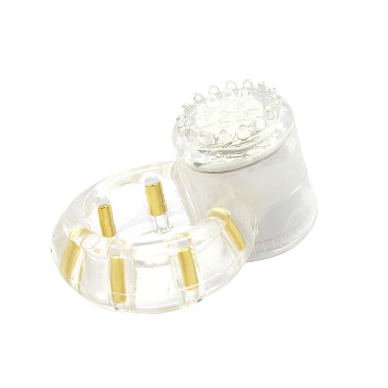 Vibrating cockring - Clear - Strong and Flexible - No Colour box - 13201 - battery LR44 included