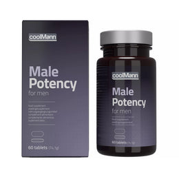 CoolMann - For Men - 60 Tablets - Food Supplement with Tribulus & L-Arginine