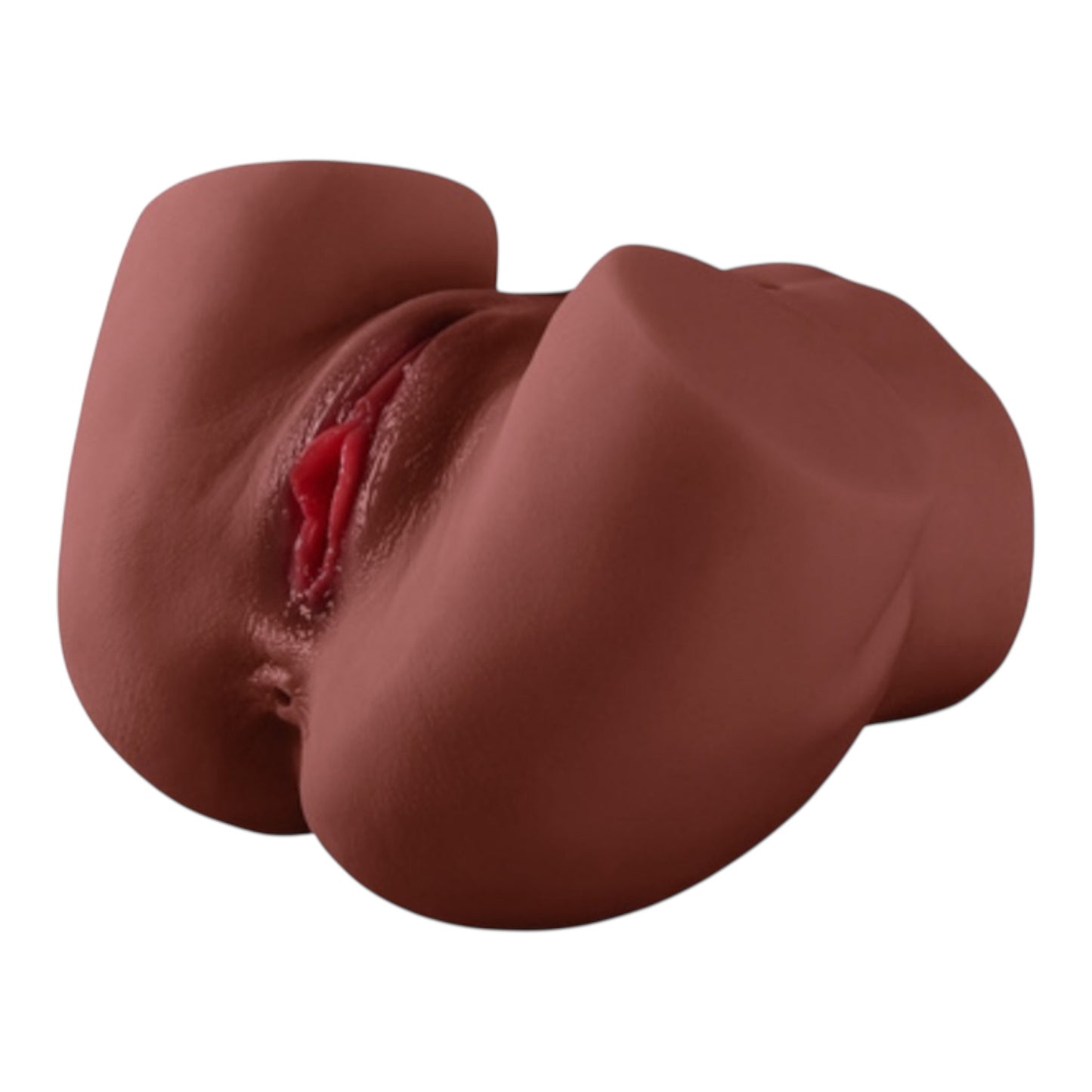 Pussy & Ass Masturbator – 2.8 kg Brown Heavy Dual Entry Realistic Masturbator – Premium Adult Body Toy