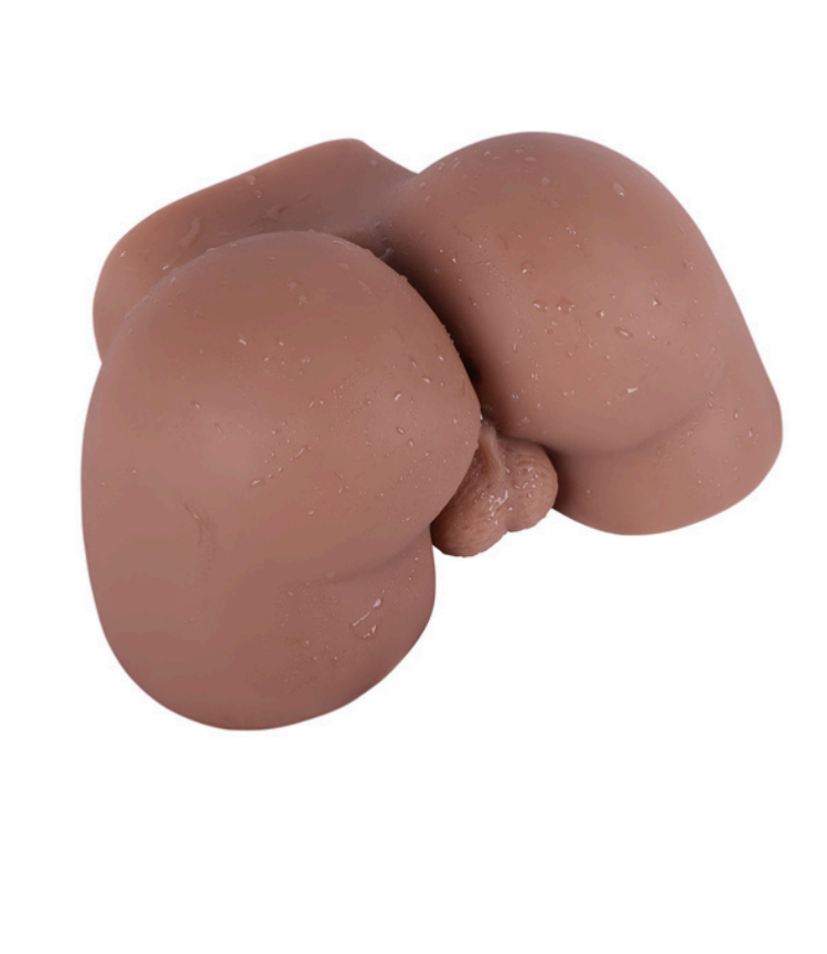 XXL Heavy Brown Ass & Pussy Masturbator – 2.5 kg Heavy Realistic Masturbator – Premium Dual Entry Body Toy