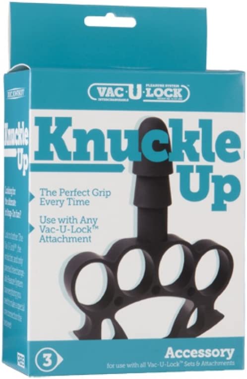 Doc Johnson Knuckle Up Plug - Black - 1010-12-BX