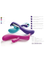 DORR IORA – Dual-Action Vibrator – Blue – Ergonomic Silicone Design