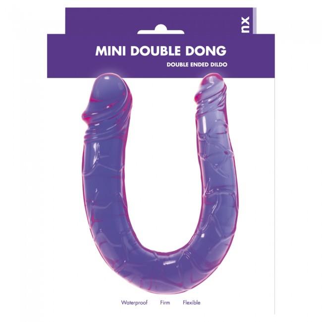 Bossoftoys - 5-00304 - double Dildo - Mini Double Dong Kinx - 30 cm - Purple - abs