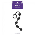 Bossoftoys - 5-00241 - Onyx anal beads - Onyx Silicone Anal Beads - Black - 20,5 cm - abs