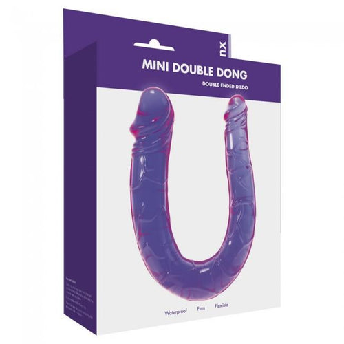 Boysoftoys - 5-00304 - double Dildo - Mini Double Dong Kinx - 30 cm - Purple - abs