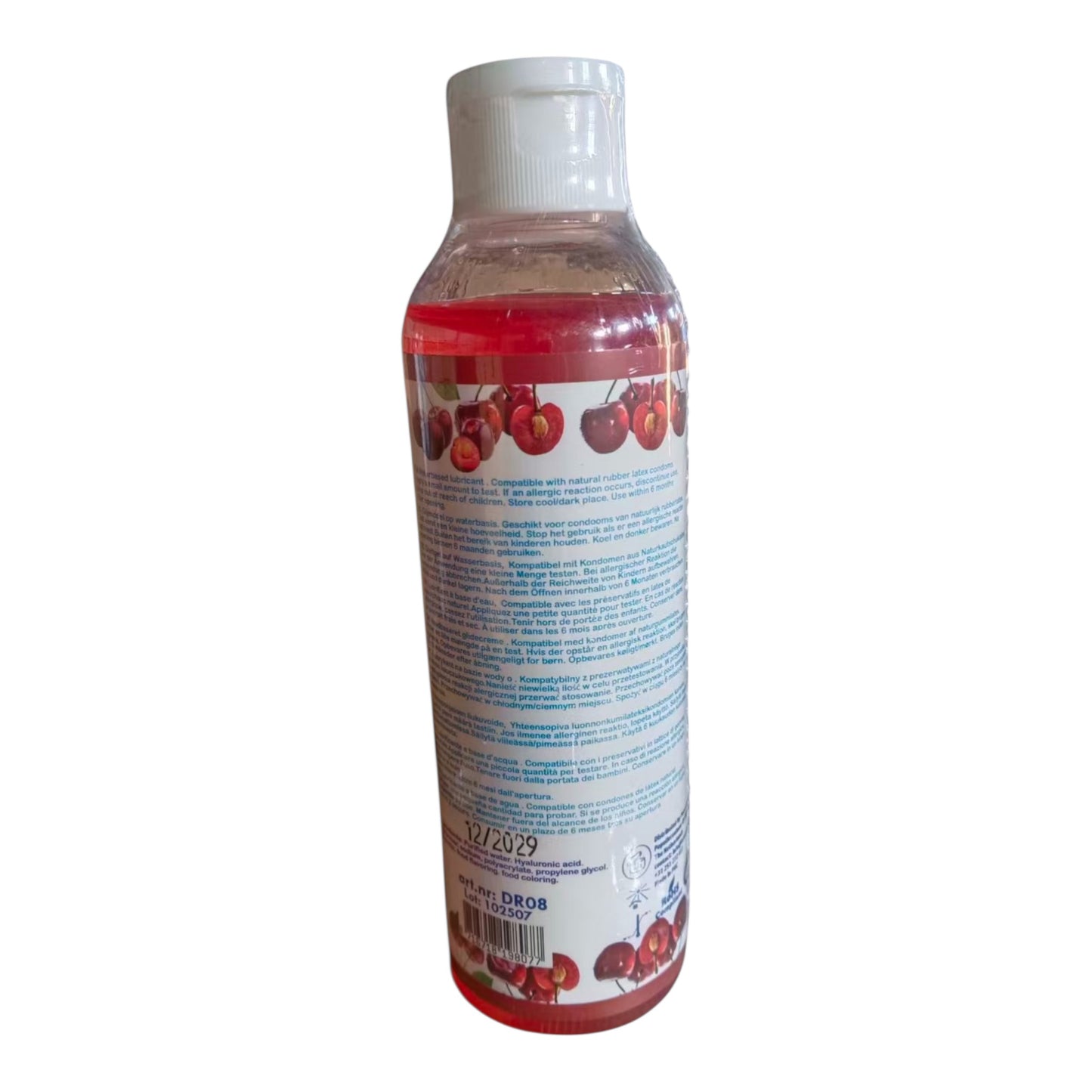 Power Escorts - DR08 - Cherry Water-Based Lubricant 200ml – Slide & Play Personal Lube