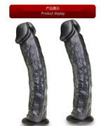Power Escorts - BR156 Black - Rocket John 11,2'' - Mega Realistic Dildo - 11,2 Inch / 28,5 CM