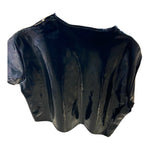 Fashionworld Black Glossy Short Sleeve Shirt – Sizes M & XL