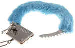 Power Escorts - BR206 Blue Soft Furry Hand cuffs - Colour box
