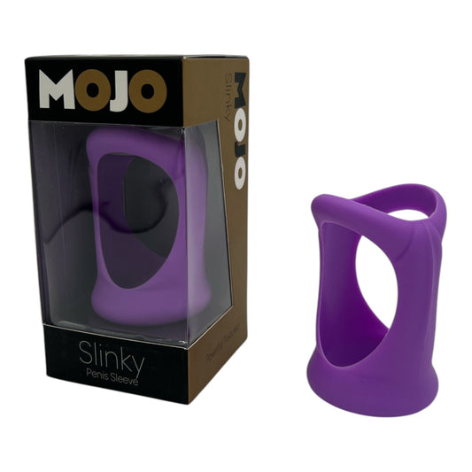 Trendy Deals - TD19120 - Mojo Slinky Silicone Penis Sleeve - Purple