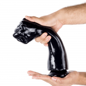 XXLTOYS - Close Fisty - Fist - Mega Buttplug - Anal Plug for Men - insertable length  25 X 9 cm - Black - Made in Europe