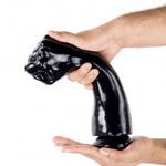 XXLTOYS - Close Fisty - Fist - Mega Buttplug - Anal Plug for Men - insertable length  25 X 9 cm - Black - Made in Europe