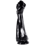 XXLTOYS - Close Fisty - Fist - Mega Buttplug - Anal Plug for Men - insertable length  25 X 9 cm - Black - Made in Europe