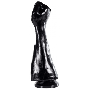 XXLTOYS - Close Fisty - Fist - Mega Buttplug - Anal Plug for Men - insertable length  25 X 9 cm - Black - Made in Europe