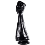 XXLTOYS - Close Fisty - Fist - Mega Buttplug - Anal Plug for Men - insertable length  25 X 9 cm - Black - Made in Europe