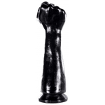 XXLTOYS - Close Fisty - Fist - Mega Buttplug - Anal Plug for Men - insertable length  25 X 9 cm - Black - Made in Europe