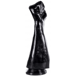 XXLTOYS - Close Fisty - Fist - Mega Buttplug - Anal Plug for Men - insertable length  25 X 9 cm - Black - Made in Europe