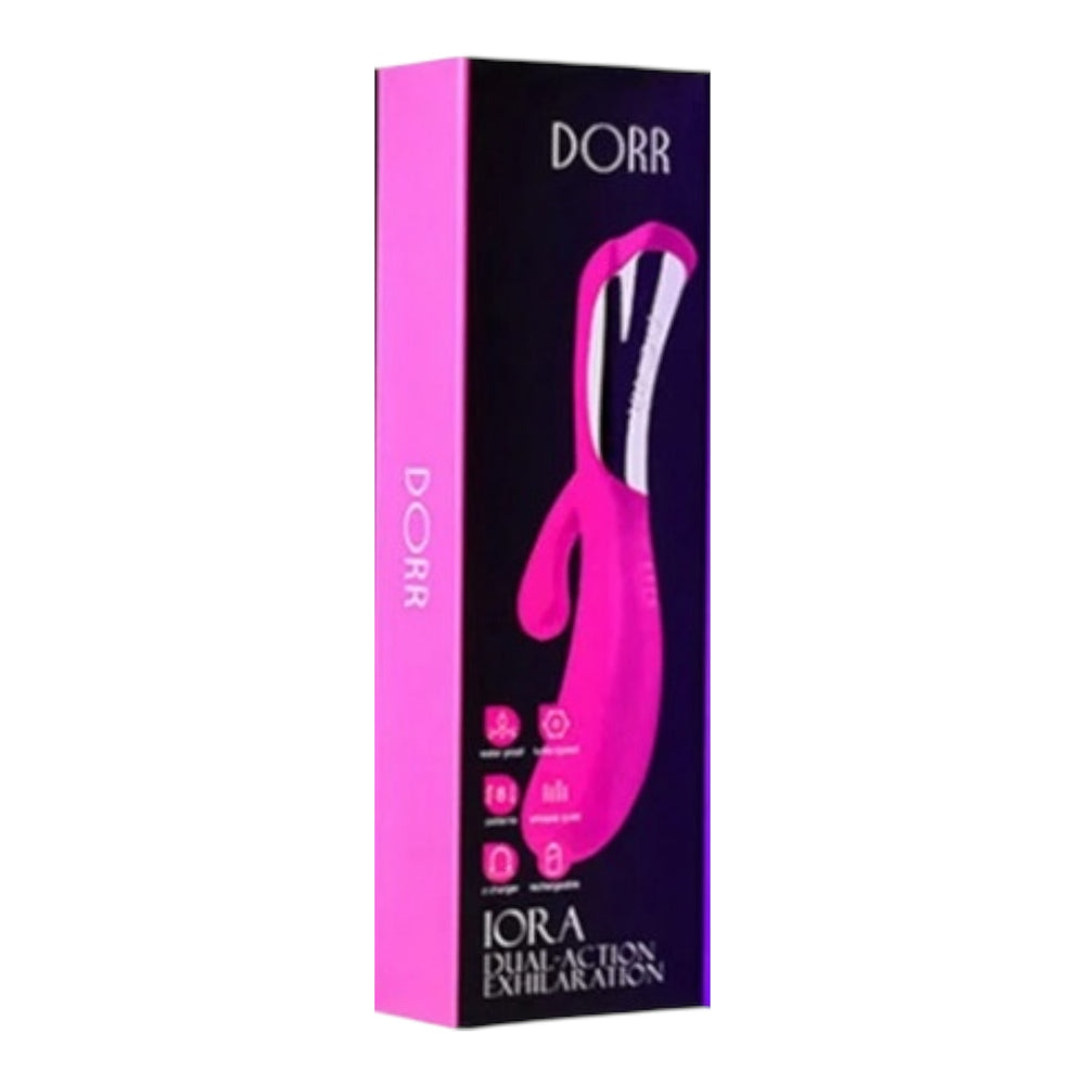 DORR IORA – Dual-Action Vibrator – Pink – Ergonomic Silicone Design