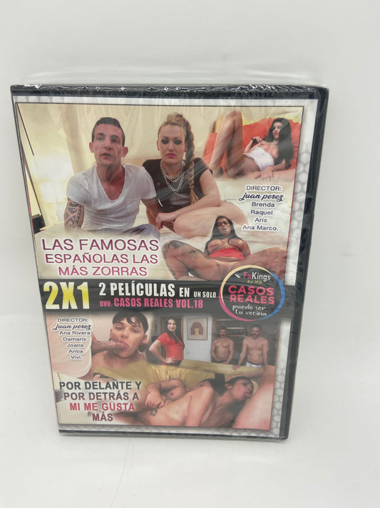 DVD 2 in 1 Moviebox - 2 Movies In 1 Box - Las famosas Españolas las más zorras