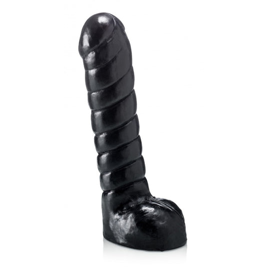 XXLTOYS - Kermeels - Dildo - Insertable length 24 X 5.5 cm - Black - Made in Europe
