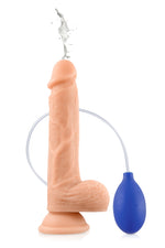 Real Body Cum Kane - 21.5 CM Realistic Ejaculating Suction Cup Dildo - Dia 3,8 Cm