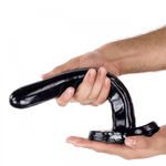 XXLTOYS - Merry Go - Plug - insertable length 27 CM X 4 cm - Mega Size Butt plug - Anal Plug - Black - Made in Europe