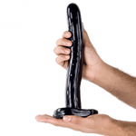 XXLTOYS - Merry Go - Plug - insertable length 27 CM X 4 cm - Mega Size Butt plug - Anal Plug - Black - Made in Europe