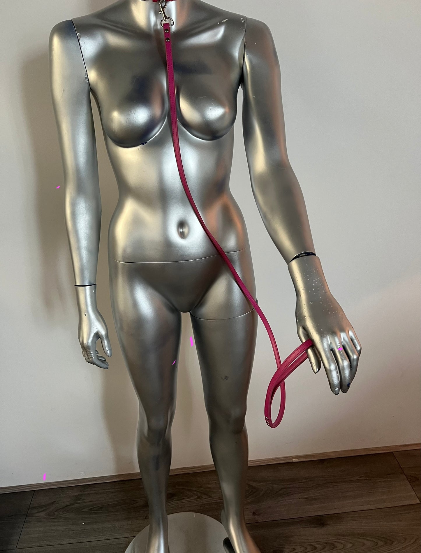 Luxury Leash Pink - BDSM - Heavy Quality  ( no Collar only Leash )