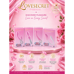 LoveSecret Premium Saving Pack – 4 Different Vibrator – App Controlled – Rechargeable – Pink