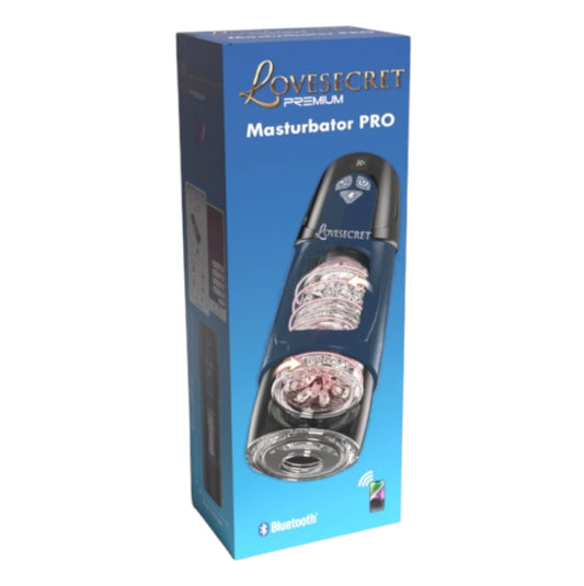 Lovesecret Premium LS05 - Masturbator Pro – App-Controlled Mega Rotating - Up Down - Vibrating Cup