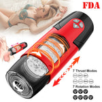 Lovesecret Premium LS05 - Masturbator Pro – App-Controlled Mega Rotating - Up Down - Vibrating Cup