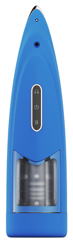 Lovesecret Premium - LS06 - Masturbator Pro 2 Blue - Mega Size Up/Down / Rotating - Rechargeable -
