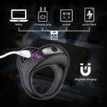 Lovesecret Premium – LS07 – Vibrating Cockring 3-in-1 – Rechargeable & Waterproof