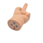 Peachbud - 13051 - Magic finger - G spot vibrator - Rechargeable - 23 cm - 3 speed – 10 vibes – Colour : flesh - Big size 23 cm x 8 x 7 cm  - weight 335 grams - Finger Vibrator  - Colour box