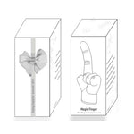 Peachbud - 13051 - Magic finger - G spot vibrator - Rechargeable - 23 cm - 3 speed – 10 vibes – Colour : flesh - Big size 23 cm x 8 x 7 cm  - weight 335 grams - Finger Vibrator  - Colour box
