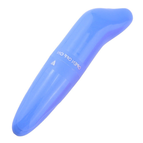 Power Escorts - BR122 - Dolphin G - Mini G Spot Vibrator - Fits In Every Bag - 12 CM - Blue NO COLOURBOX Plastic Bag