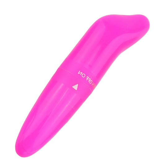 Power Escorts - BR122 - Dolphin G - Mini G Spot Vibrator - Fits In Every Bag - 12 CM - Pink NO COLOURBOX , PLASTIX BAG